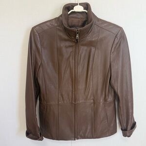 Marc New York Women's Brown Leather Jacket